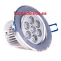 Downlight led 7w, foco led, aro empotrable