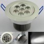 Downlight led 7w, foco led, aro empotrable