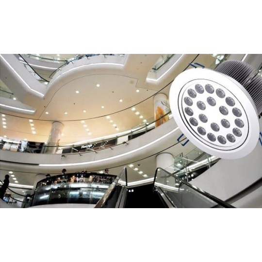 Downlight led 7w, foco led, aro empotrable