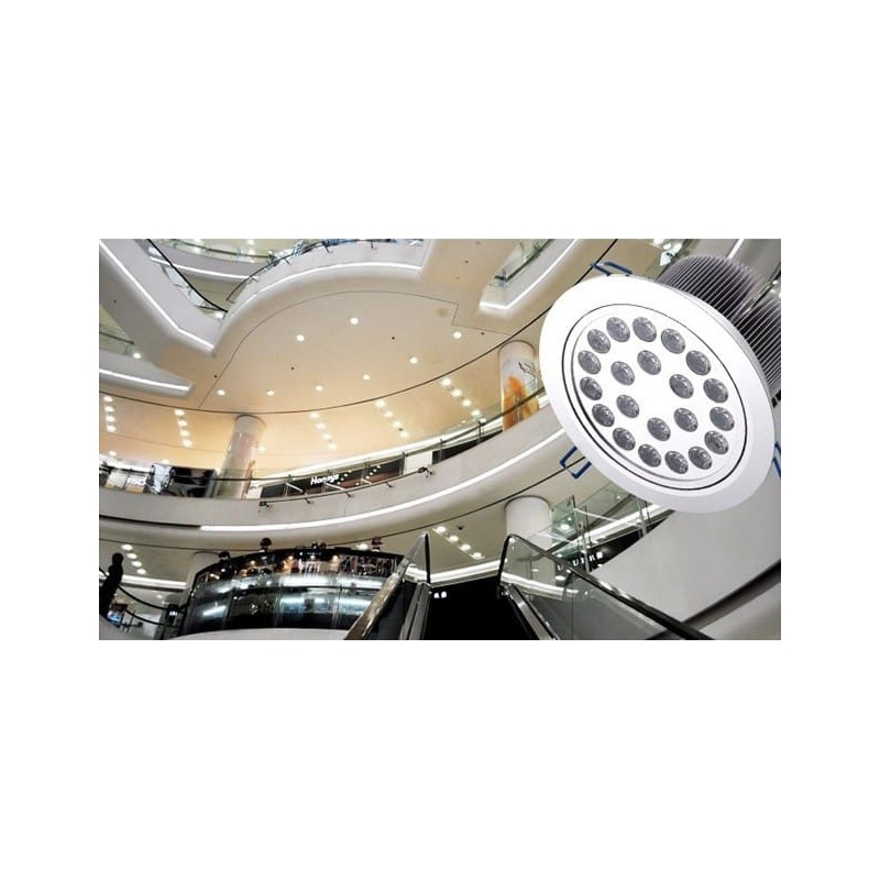 Downlight led 7w, foco led, aro empotrable
