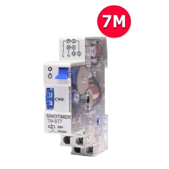 Minutero automatico escalera temporizador carril DIN