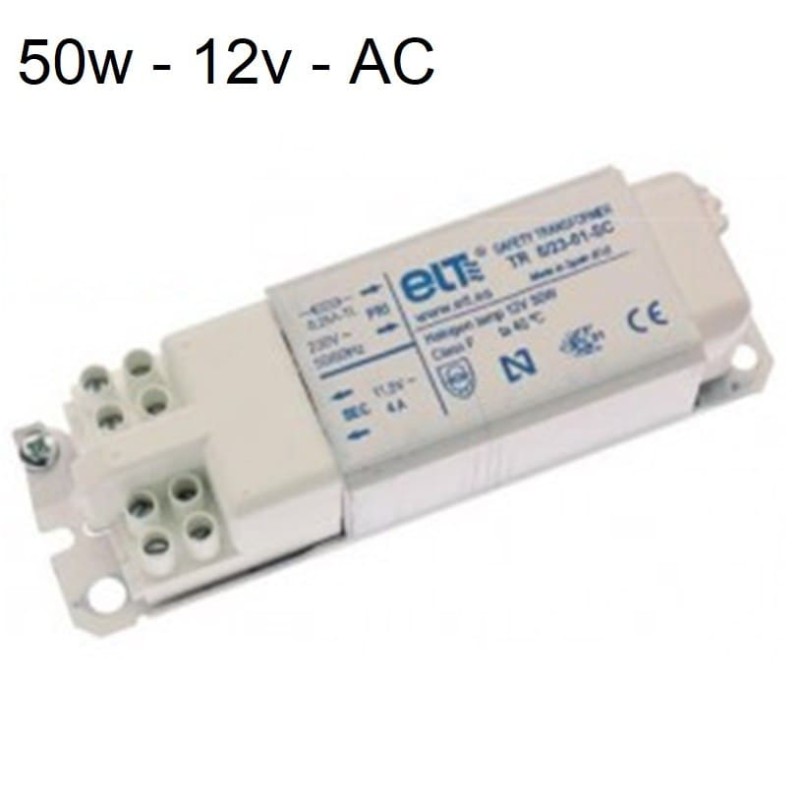 Transformador para foco led piscina 12V AC 50W