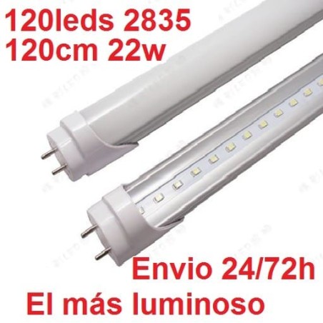 Tubo led 120cm 22w 120 leds  T8 super luminoso