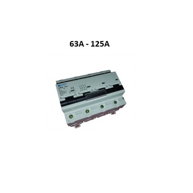 Magnetotérmico disyuntor 4 polos 80A 100A 125A