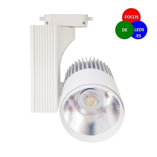 Aluminio led riel o carril 2 metros para foco led carril