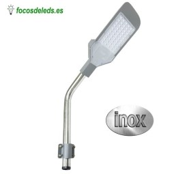 Brazo luminaria tubo inox 40mm farola