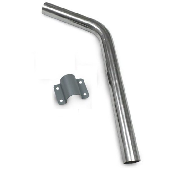 Brazo luminaria tubo inox 40mm farola