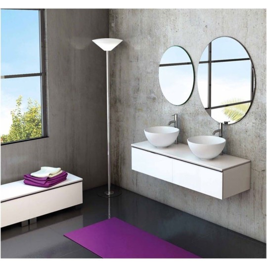 Espejo con luz led baño retroiluminado redondo