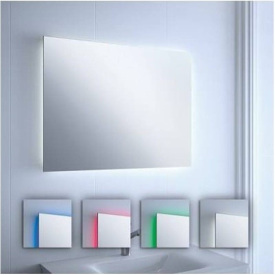 Espejo con luz led baño retroiluminado redondo