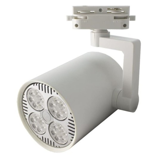 Foco de carril riel con portalámparas E27