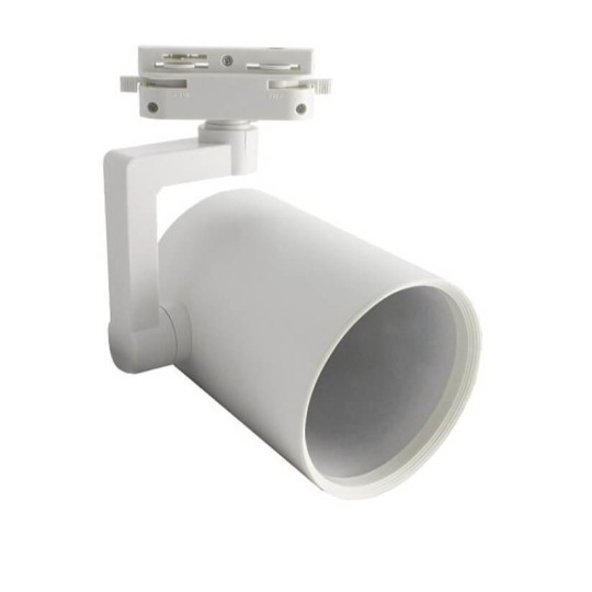 Foco de carril riel con portalámparas E27