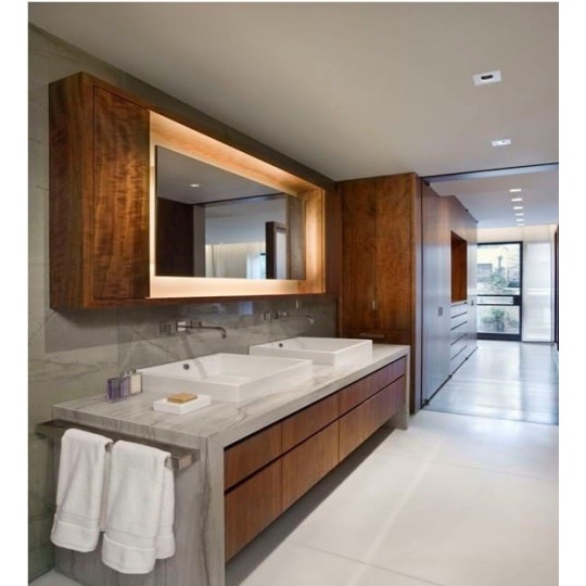 Espejo de baño con luz led retroiluminado