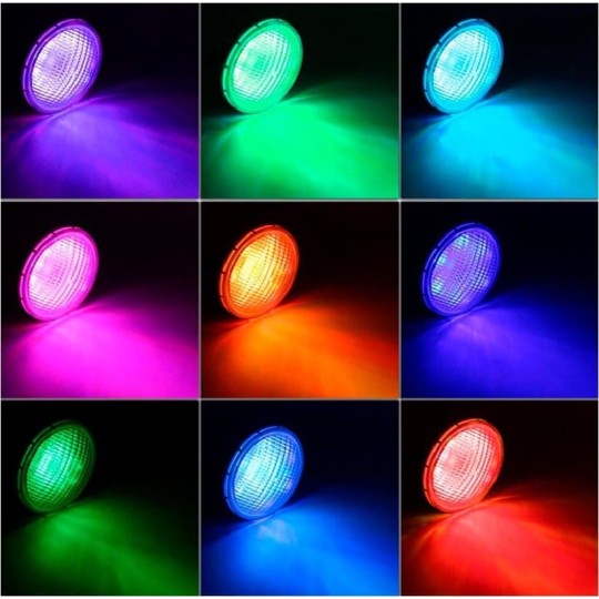 Bombilla Led Piscina par56 RGB 45w DMX 4 hilos