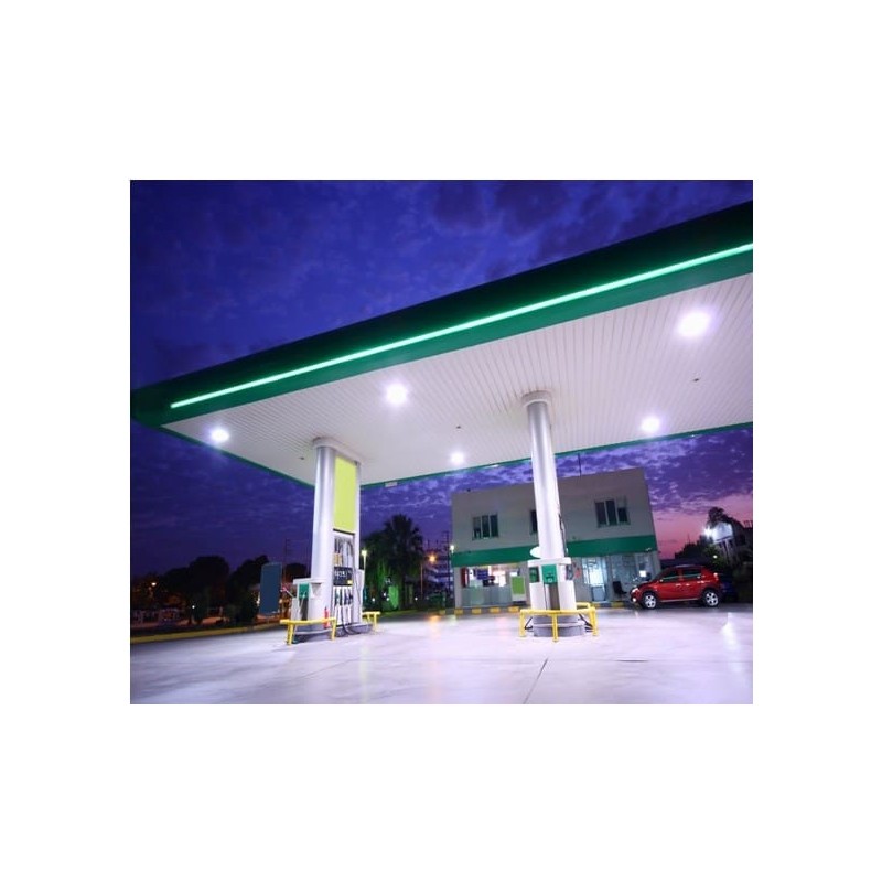 Foco proyector led 100w gasolinera dosel superficie
