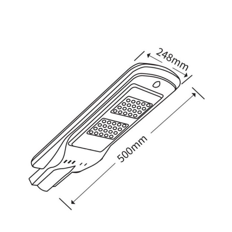 Farola LED 60W SOLAR con Sensor