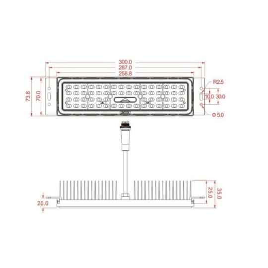 Foco proyector Módulo LED 50W PHILIPS alta luminosidad