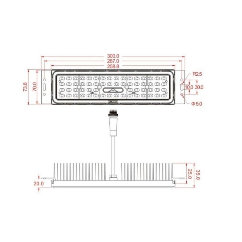 Foco proyector Módulo LED 50W PHILIPS alta luminosidad
