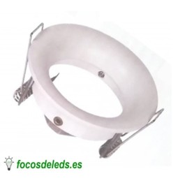 Aro foco aplique dicroica techo empotrable