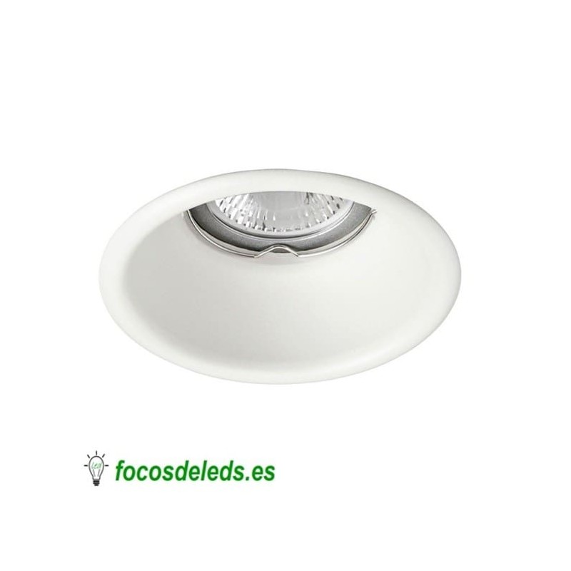 Aro foco aplique dicroica techo empotrable