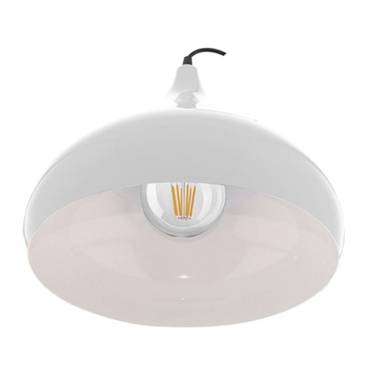 Lámpara de techo colgante blanca cop