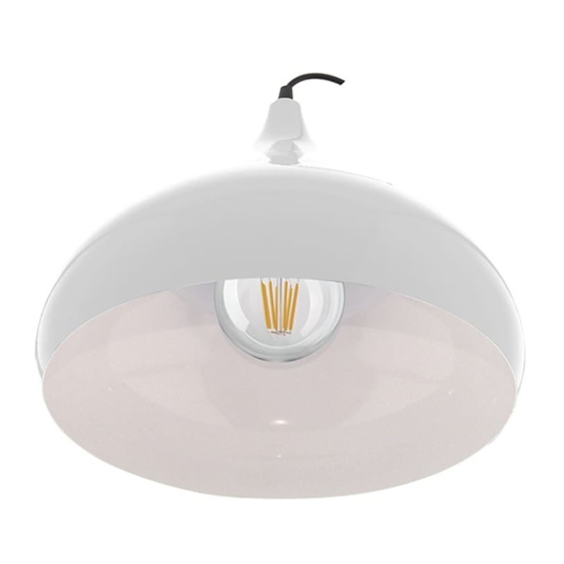 Lámpara de techo colgante blanca cop