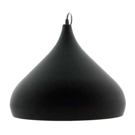 Lámpara de techo colgante negra cop