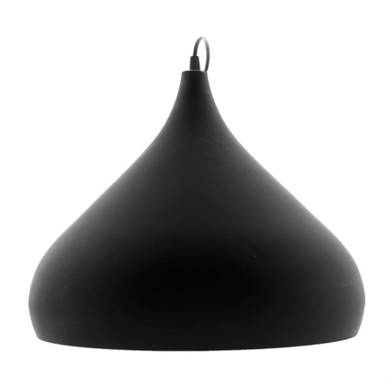 Lámpara de techo colgante negra cop