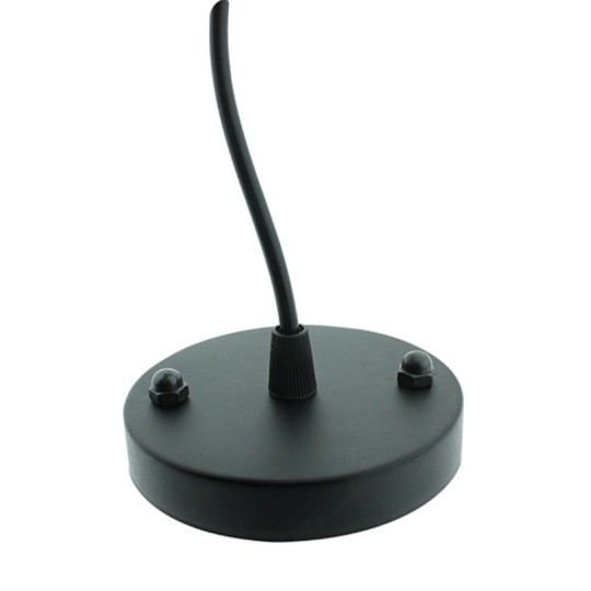 Lámpara de techo colgante negra cop