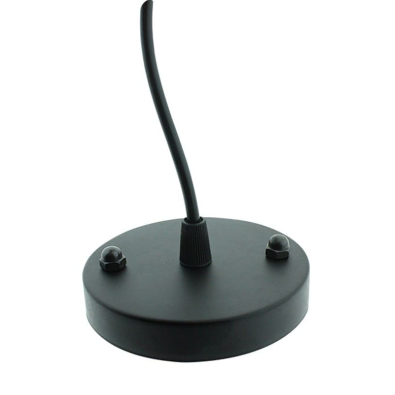 Lámpara de techo colgante negra cop