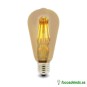 Bombilla LED filamento 6W E27 vintage ST64
