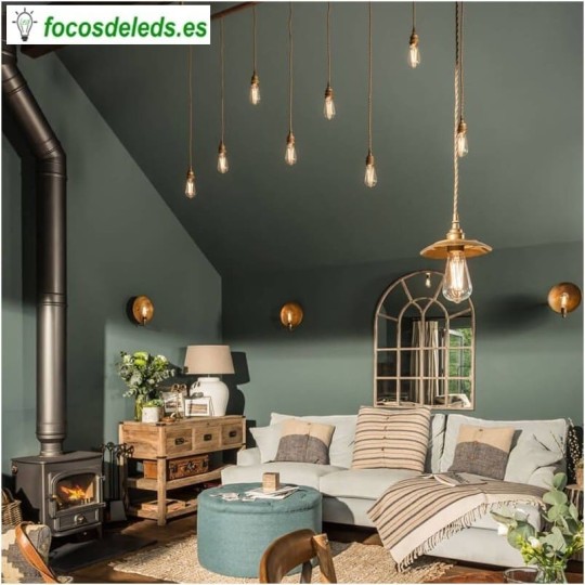 Bombilla LED filamento 6W E27 vintage ST64