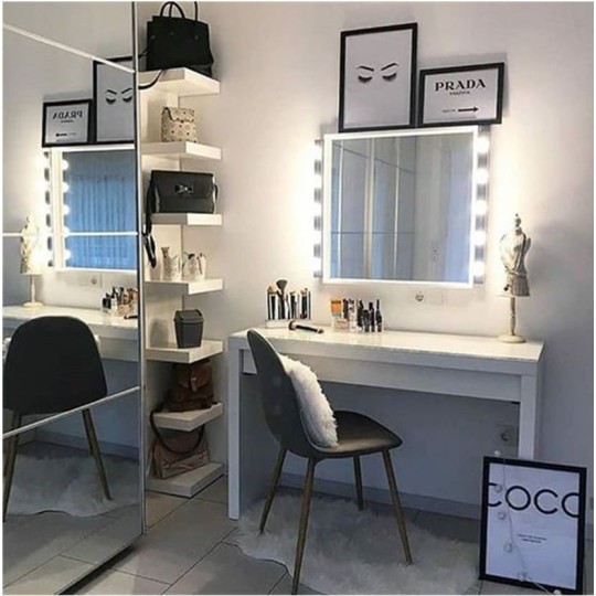 Aplique luz para espejo maquillaje, camerino, 5 luces