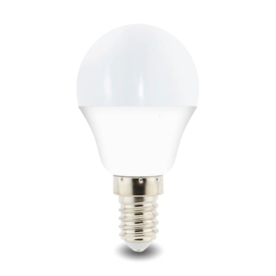 Bombilla LED E14  7W 230V esferica  G45