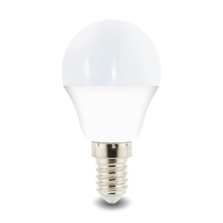 Bombilla LED E14  7W 230V esferica  G45