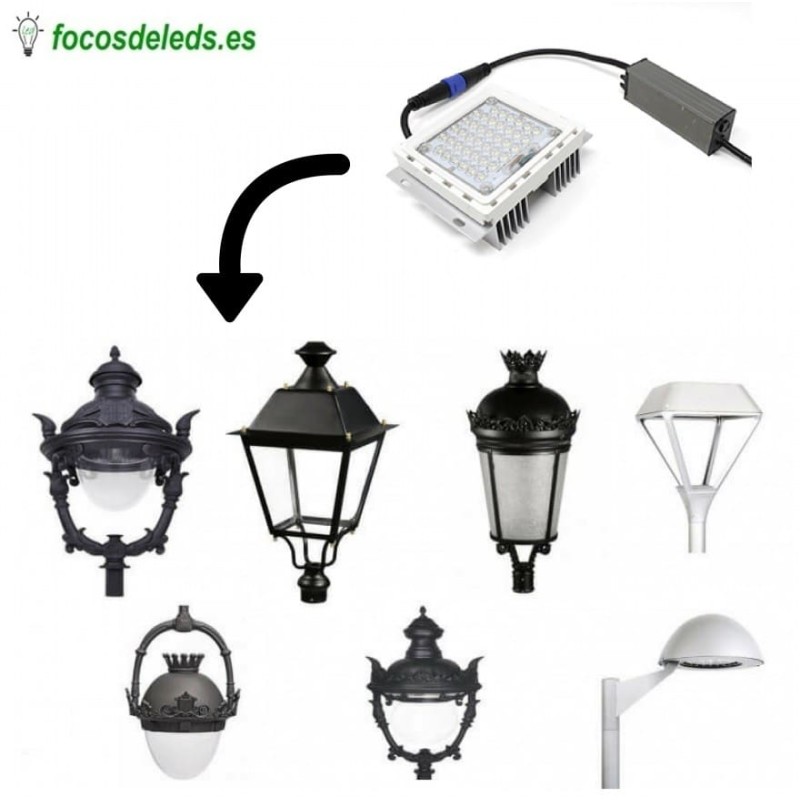 Farol Fernandino LED 50W Aluminio