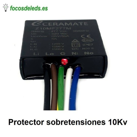 Protector Sobretensiones Transitorias de hasta 10Kv