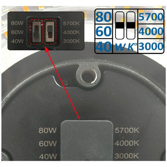 Farola LED Park CCT 40W-60W-80W