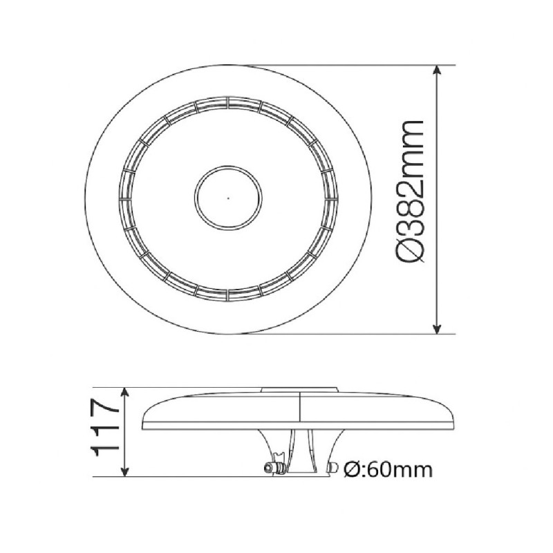 Farola LED Park CCT 40W-60W-80W