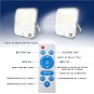 Foco proyector led solar 200W mando