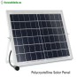 Foco proyector led solar 30W con mando