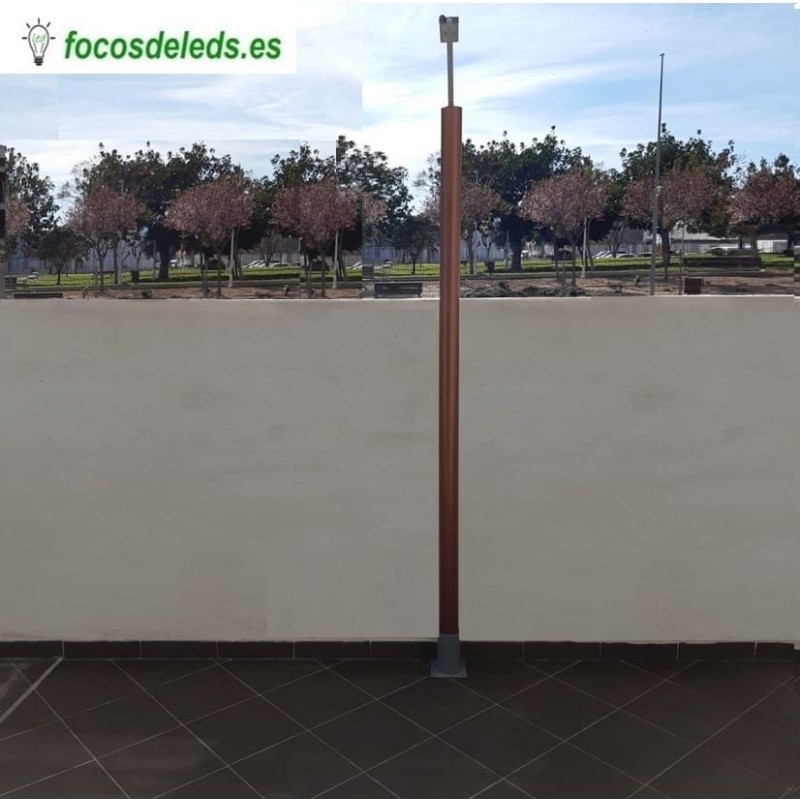 Farola de jardín PVC 250cm 50w