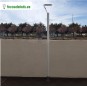 Farola de jardín PVC 250cm 50w