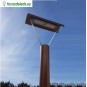 Farola jardín PVC 250cm 50w Teja
