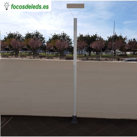 Farola jardín PVC 250cm 50w Teja