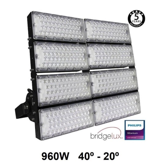Foco proyector LED 960W PHILIPS 240Lm/w stadium