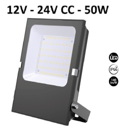 Foco Proyector LED Exterior 50W 12V 24V DC