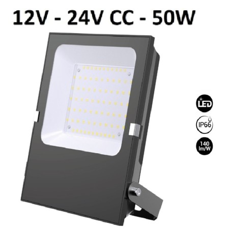 Foco Proyector LED Exterior 50W 12V 24V DC