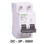 Magnetotérmico DC 10A 2P 550V CC MCB