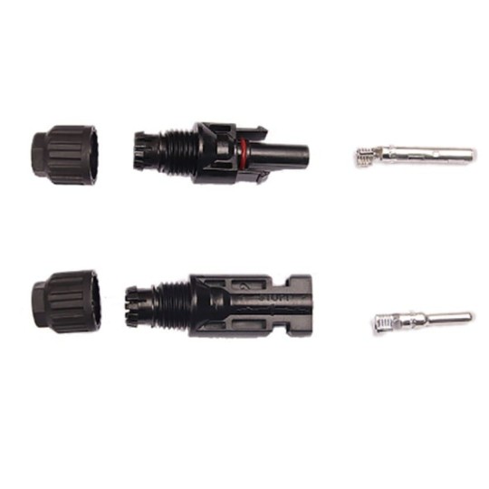 Juego Conector MC4 placa solar