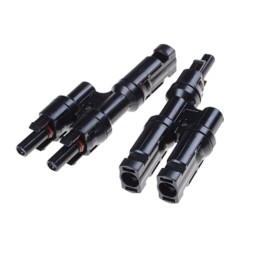 Juego Conector MC4 doble panel solar